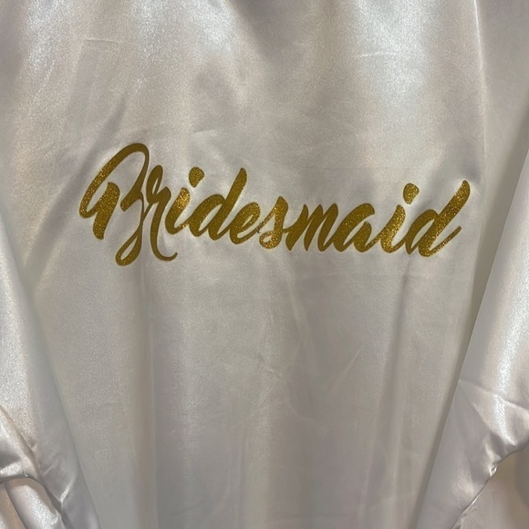 Bridesmaid robe, size medium/large. - Picture 2 of 3